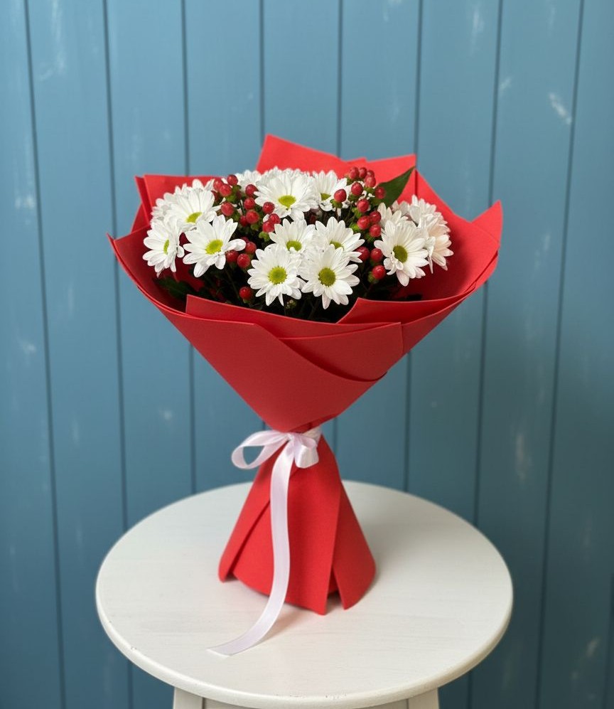 Букет цветов из: Хризантемы в Аликоновке