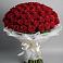 Букет 101 Красная роза Блэк Мэджик в Аликоновке