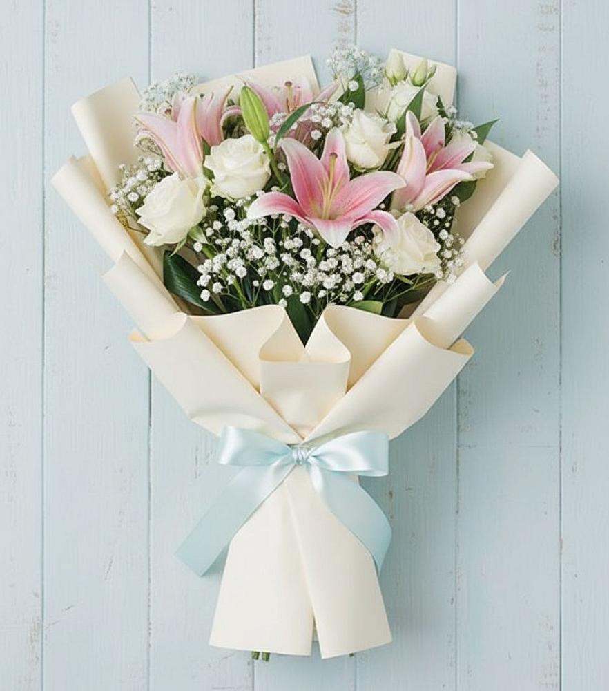 Букет цветов из: Лилии в Аликоновке