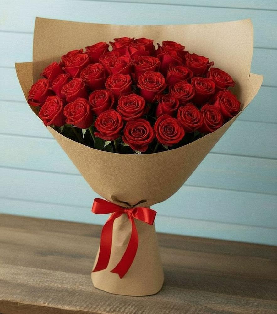 Букет Красные розы Милано в Аликоновке