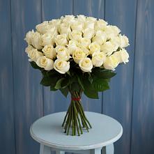 Букет 51 Белая роза Эдлесс Лав #REPLACE_PRED# Аликоновке