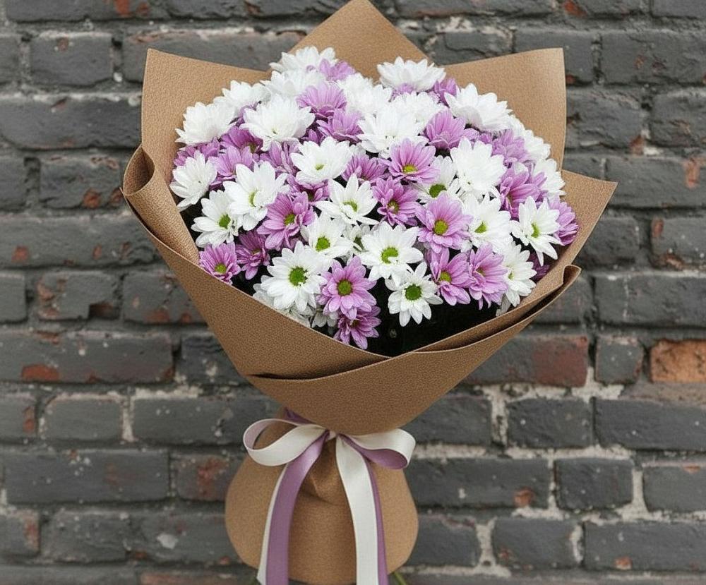 Букет цветов из: Хризантемы в Аликоновке