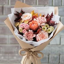 Букет цветов из:  Гвоздики, Хризантемы и Розы в Аликоновке