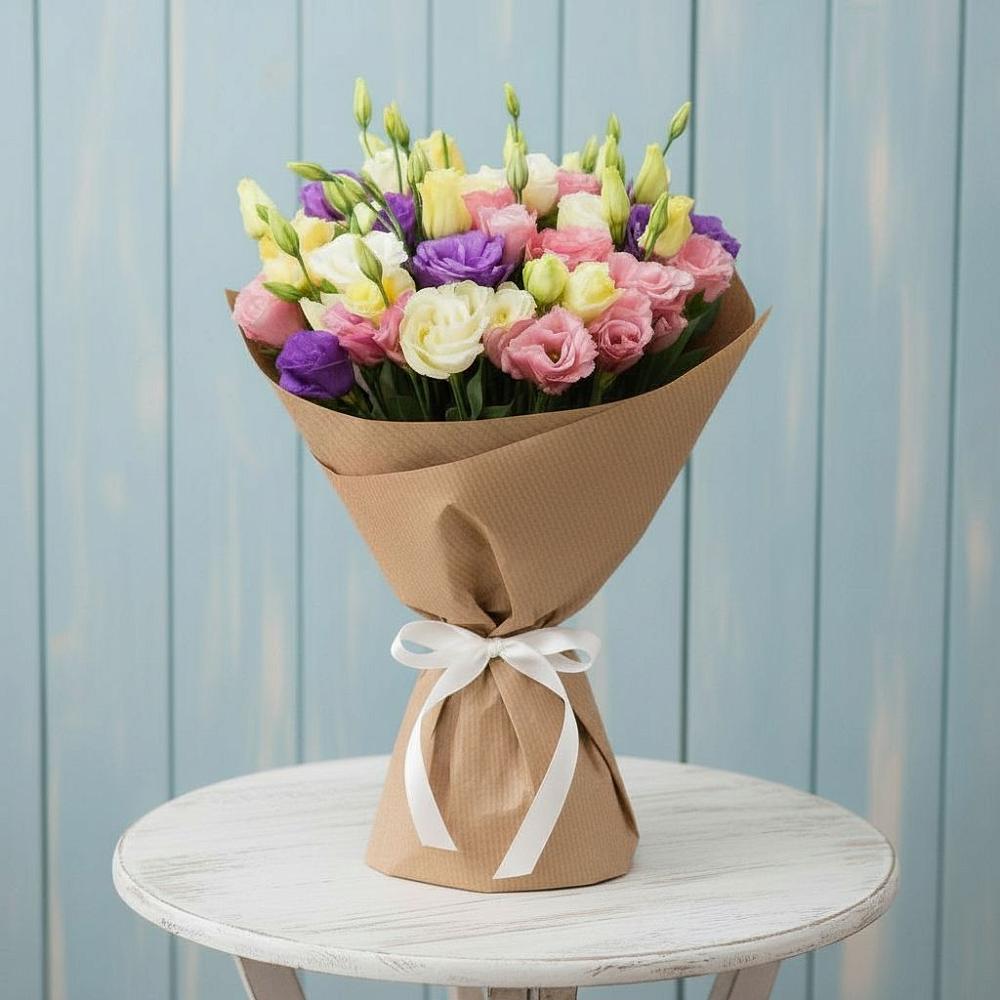 Букет цветов из: Лизиантусы в Аликоновке