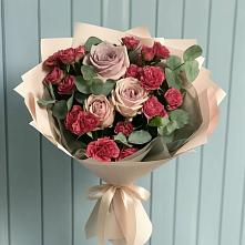 Букет цветов из:  Гвоздики и Розы в Аликоновке