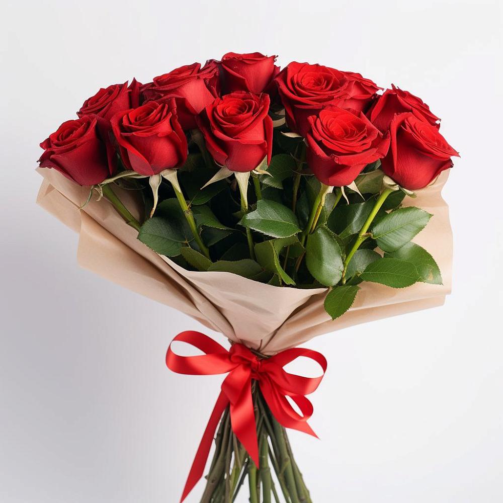 Букет 11 Красных роз Эдлесс Лав в Аликоновке