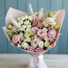 Букет цветов из:  Альстромерии и Розы в Аликоновке